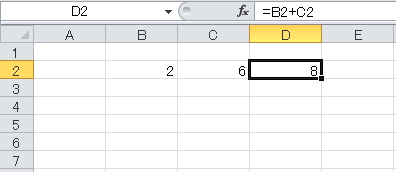 セルの値を変更すると、値も自動的に再計算されるイメージ