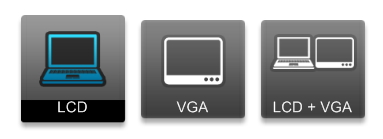 映像がVGAに送られているイメージ