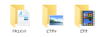 特別なフォルダアイコンのイメージ